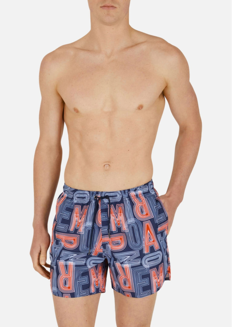 Шорти Slim Fit для чоловіків (475272), колір Синій - №2