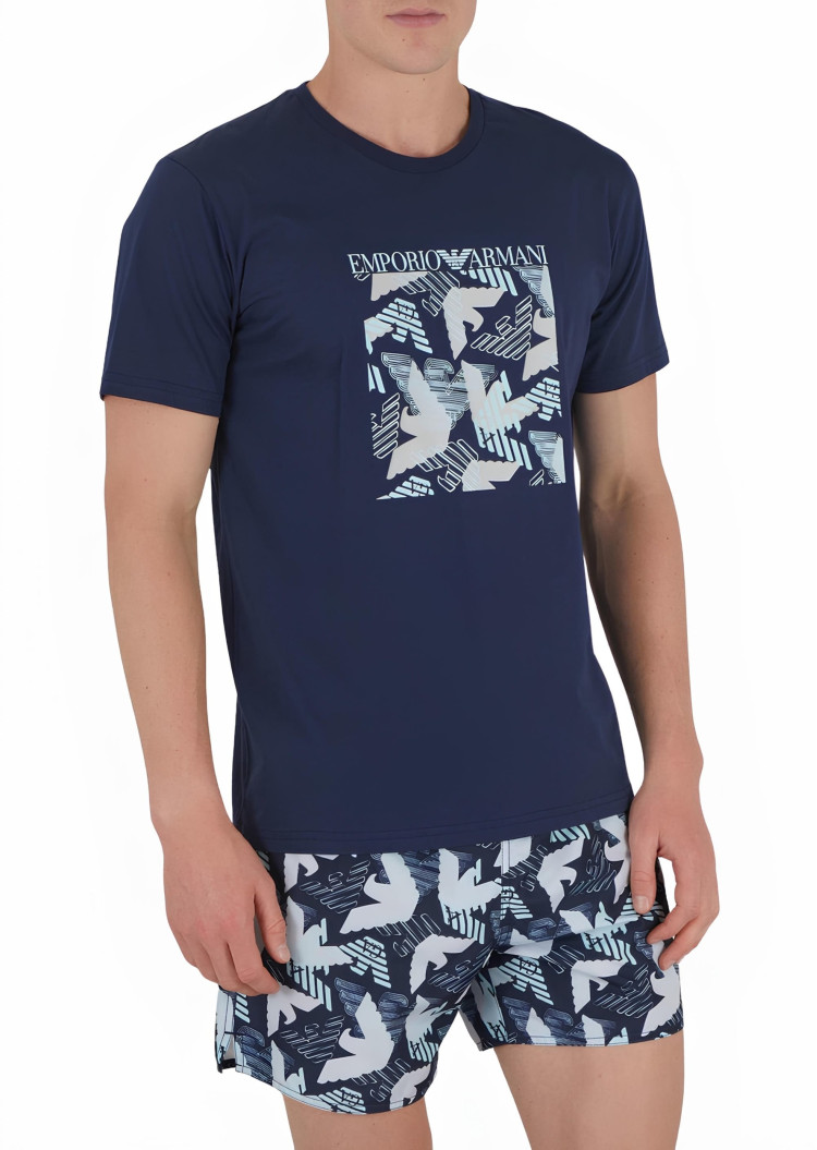 Футболка пляжна Regular Fit для чоловіків (475277), колір Синій - №2