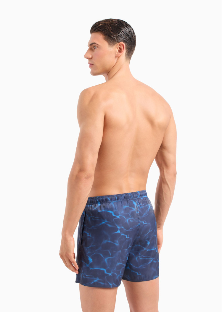 Шорти Slim fit для чоловіків (475278), колір Синій - №3