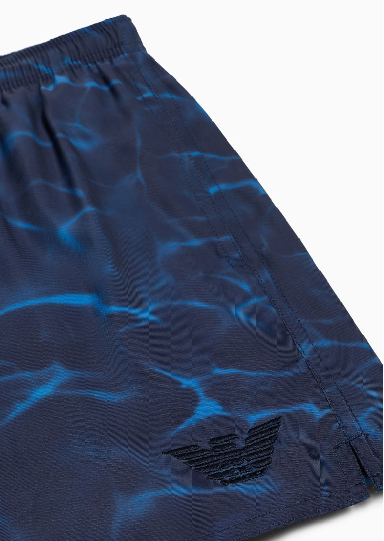 Шорти Slim fit для чоловіків (475278), колір Синій - №4