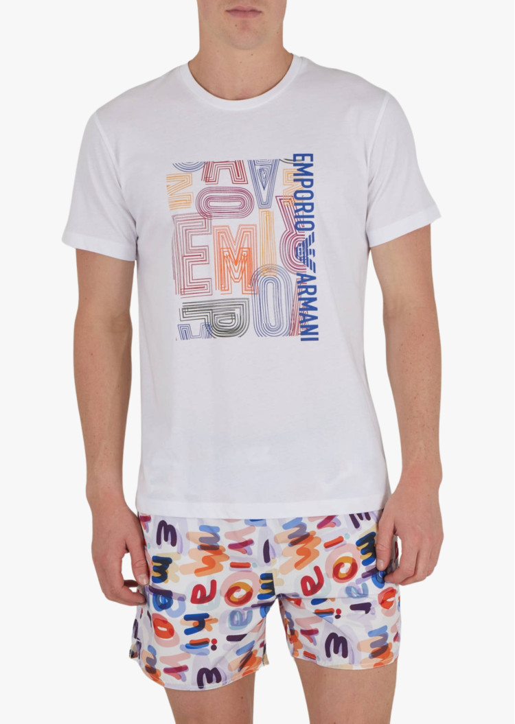 Футболка пляжная Regular fit для мужчин (475292), цвет Белый - №2