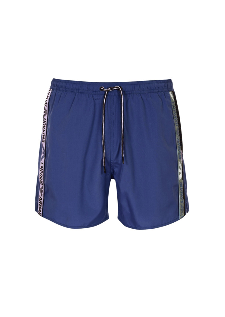Шорти Slim fit для чоловіків (475294), колір Синій - №1