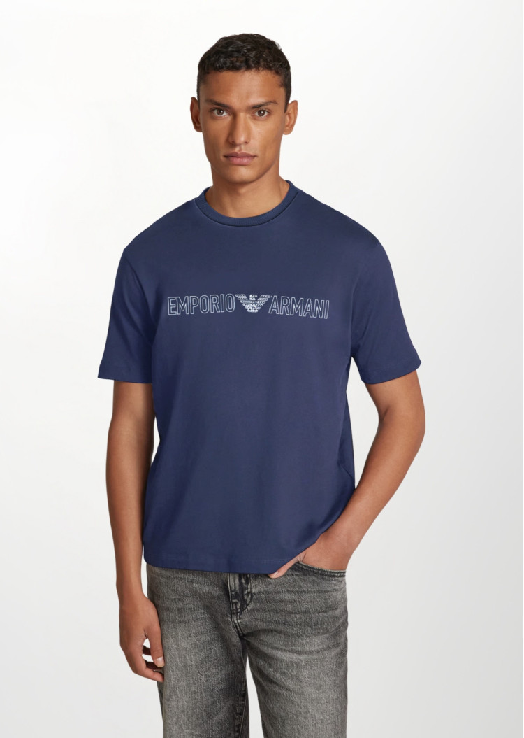 Футболка Regular fit для чоловіків (475312), колір Синій - №2
