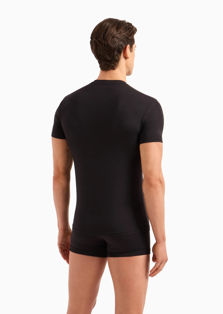 Футболка Slim fit для чоловіків (475313), колір Чорний - №3