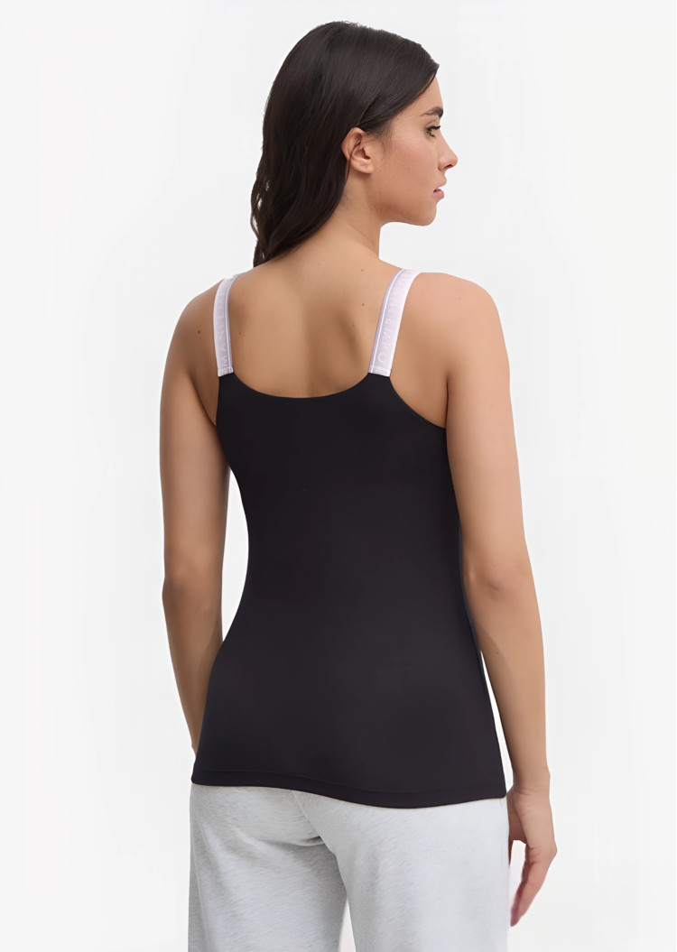 Майка Slim fit для жінок (475348), колір Чорний - №3