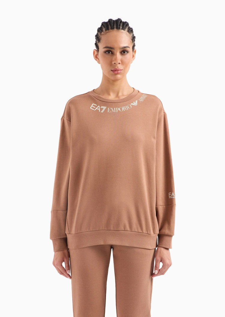 Світшот Regular fit для жінок (475363), колір Коричневий - №3