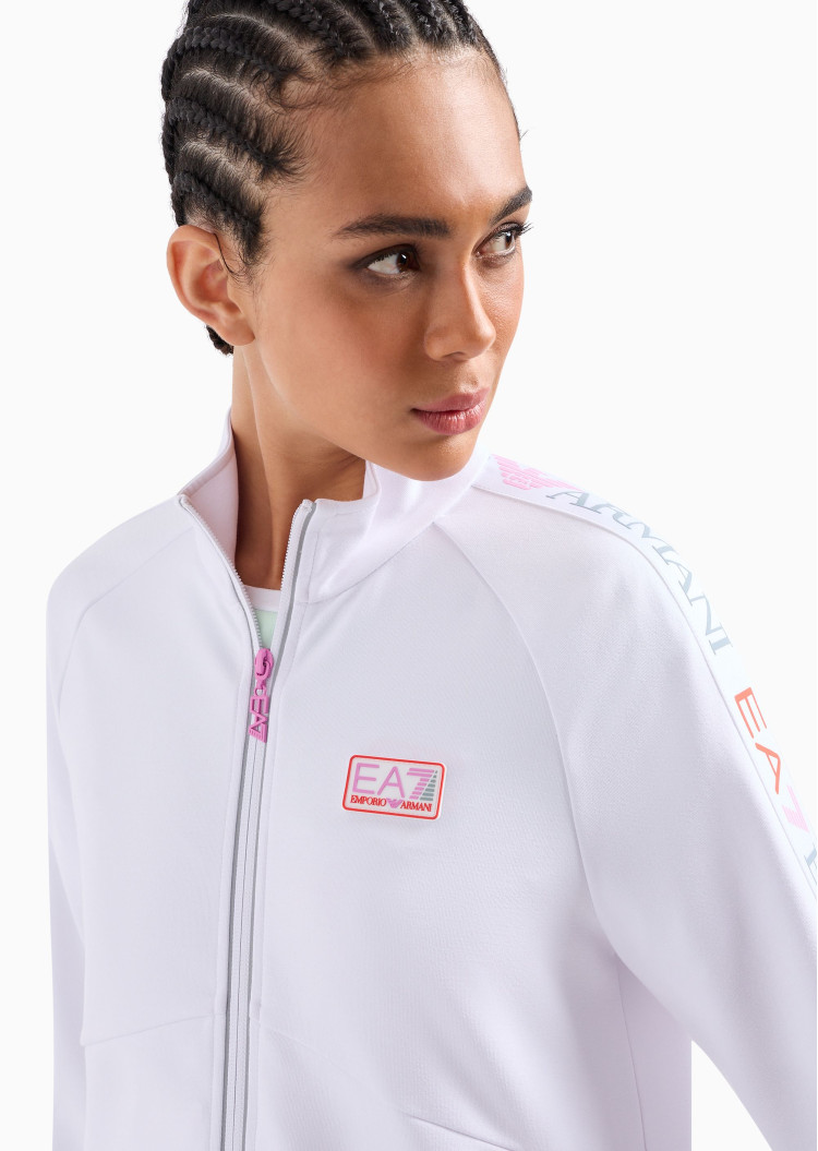 Спортивна кофта Regular fit для жінок (475372), колір Білий - №5
