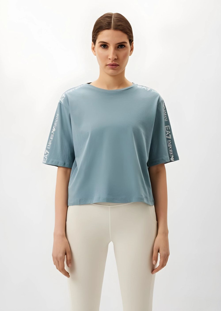 Футболка Regular fit для жінок (475374), колір Синій - №2