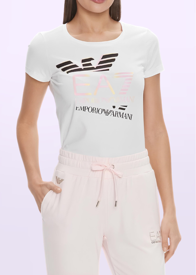 Футболка Slim fit для жінок (475377), колір Білий - №2