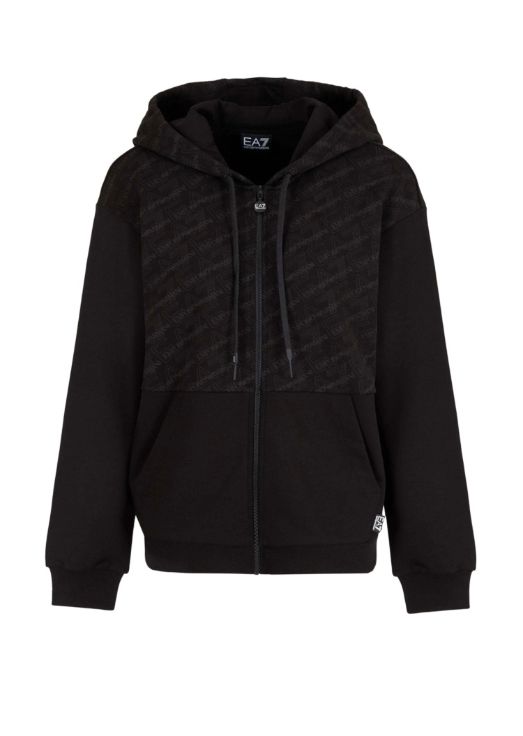 Спортивна кофта Relaxed fit для жінок (475378), колір Чорний - №1