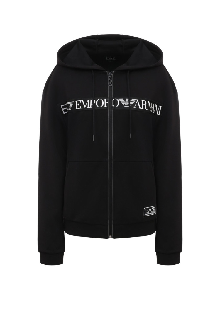 Спортивна кофта Regular fit для жінок (475379), колір Чорний - №1
