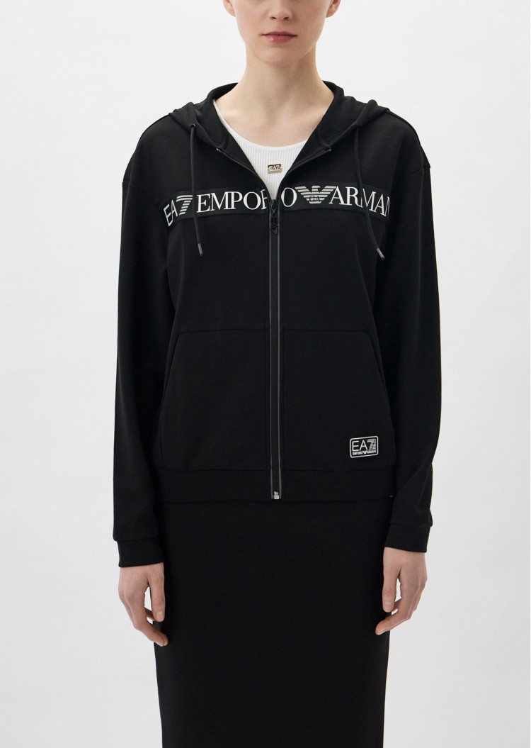 Спортивна кофта Regular fit для жінок (475379), колір Чорний - №2