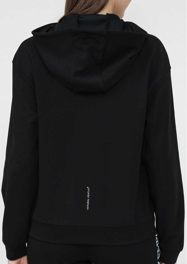 Спортивна кофта Regular fit для жінок (475379), колір Чорний - №4