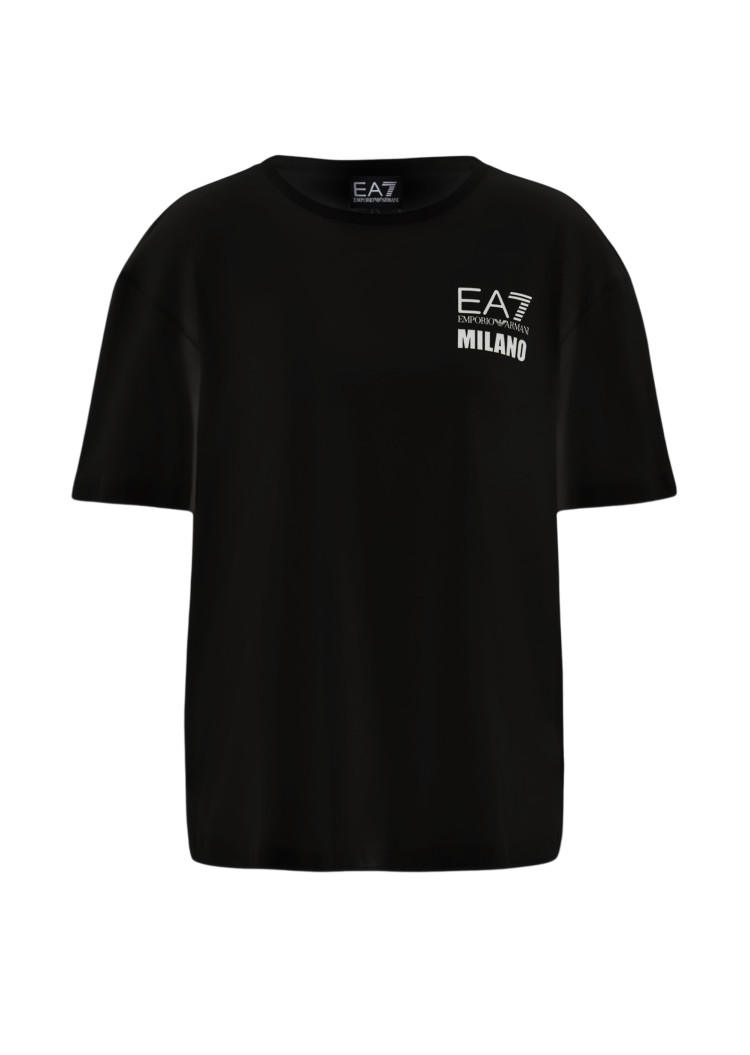 Футболка Relaxed fit для женщин (475380), цвет Черный - №1