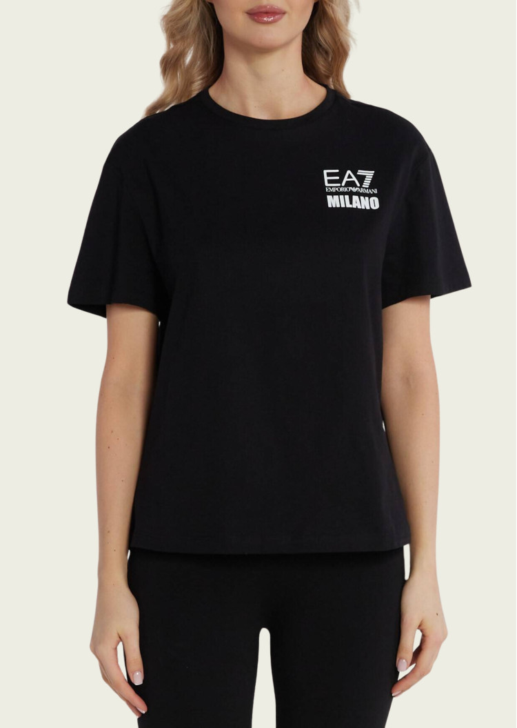 Футболка Relaxed fit для женщин (475380), цвет Черный - №2