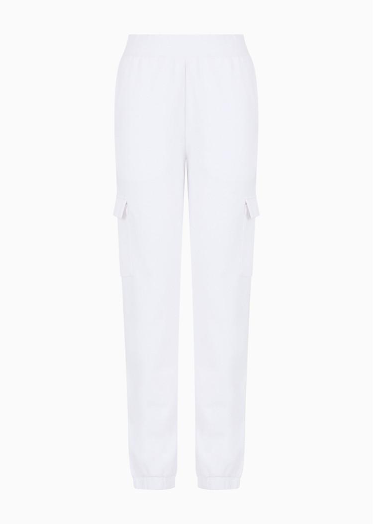 Спортивные брюки Slim fit Средняя для женщин (475390), цвет Белый - №1