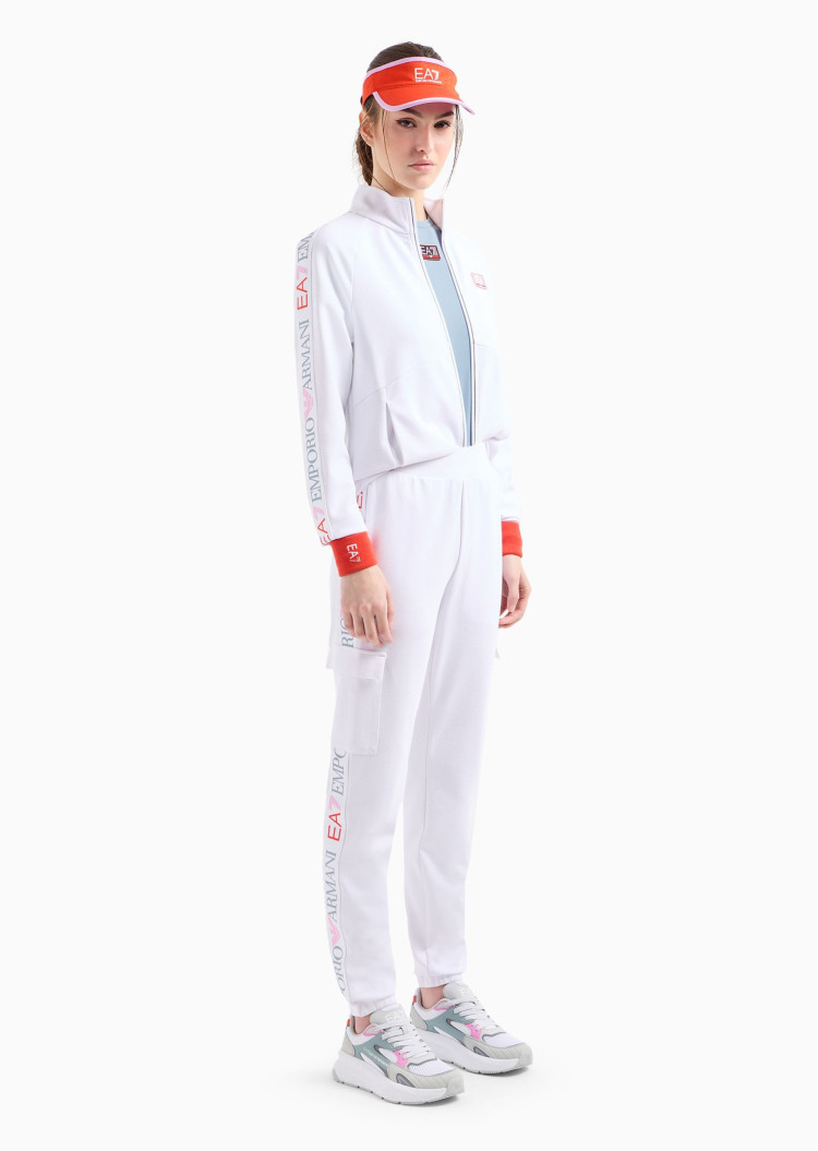 Спортивные брюки Slim fit Средняя для женщин (475390), цвет Белый - №2
