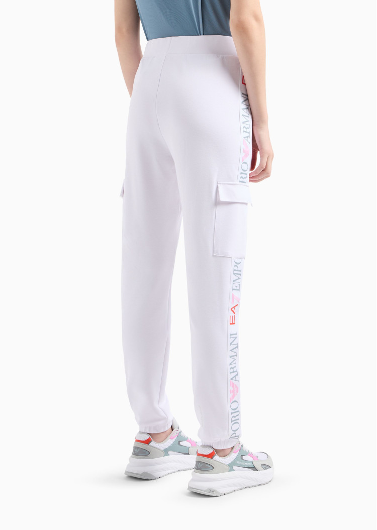 Спортивные брюки Slim fit Средняя для женщин (475390), цвет Белый - №4