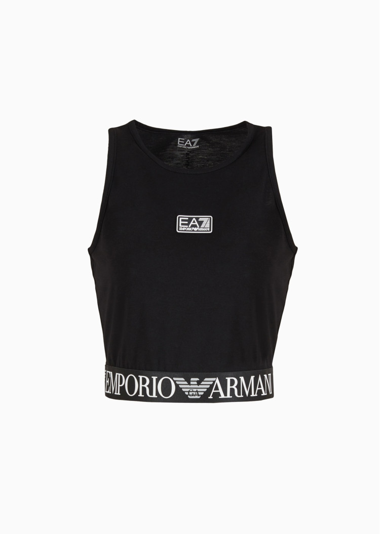 Топ Slim fit для жінок (475393), колір Чорний - №1