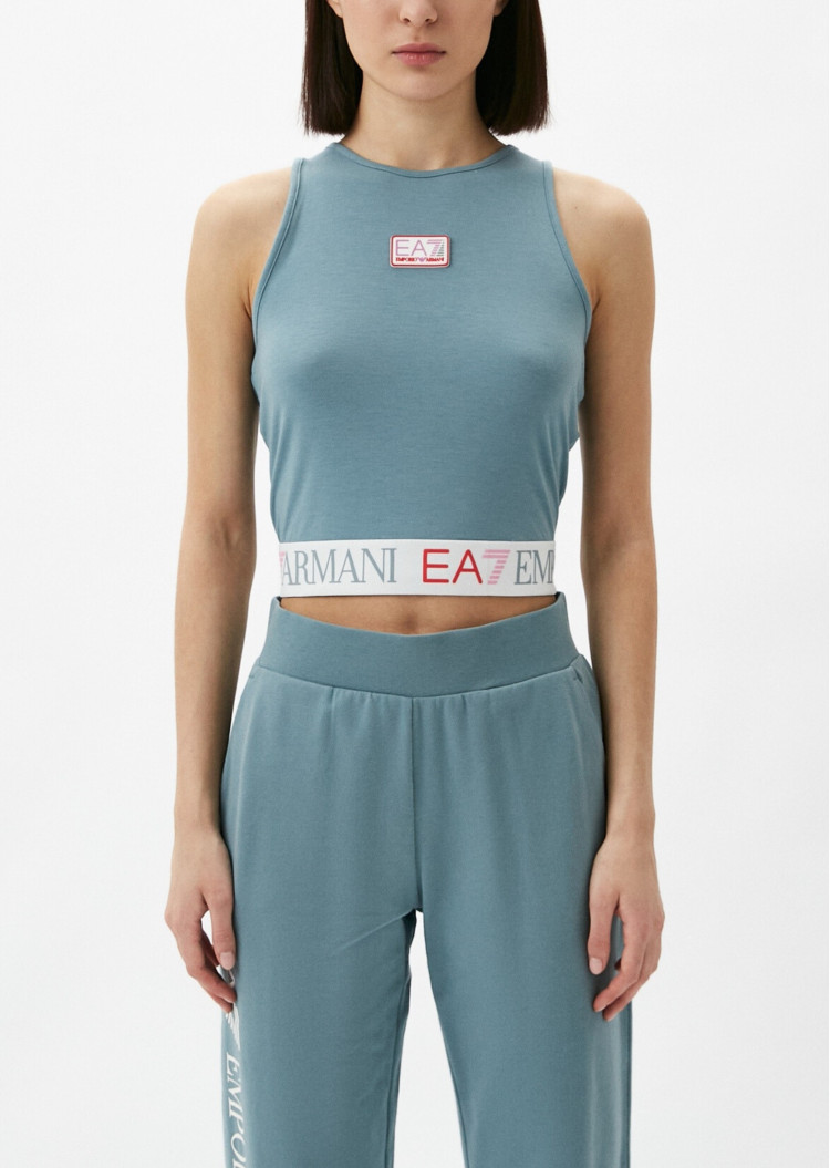 Топ Slim fit для жінок (475403), колір Синій - №2