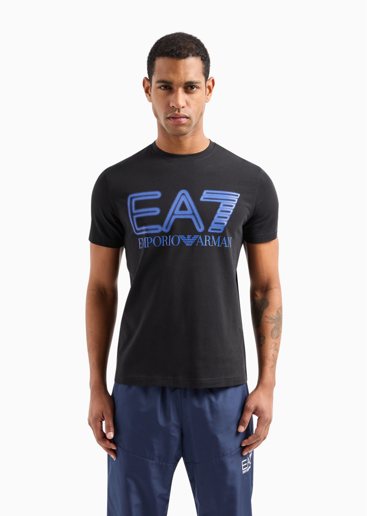 Футболка Slim fit для мужчин (475440), цвет Черный - №2