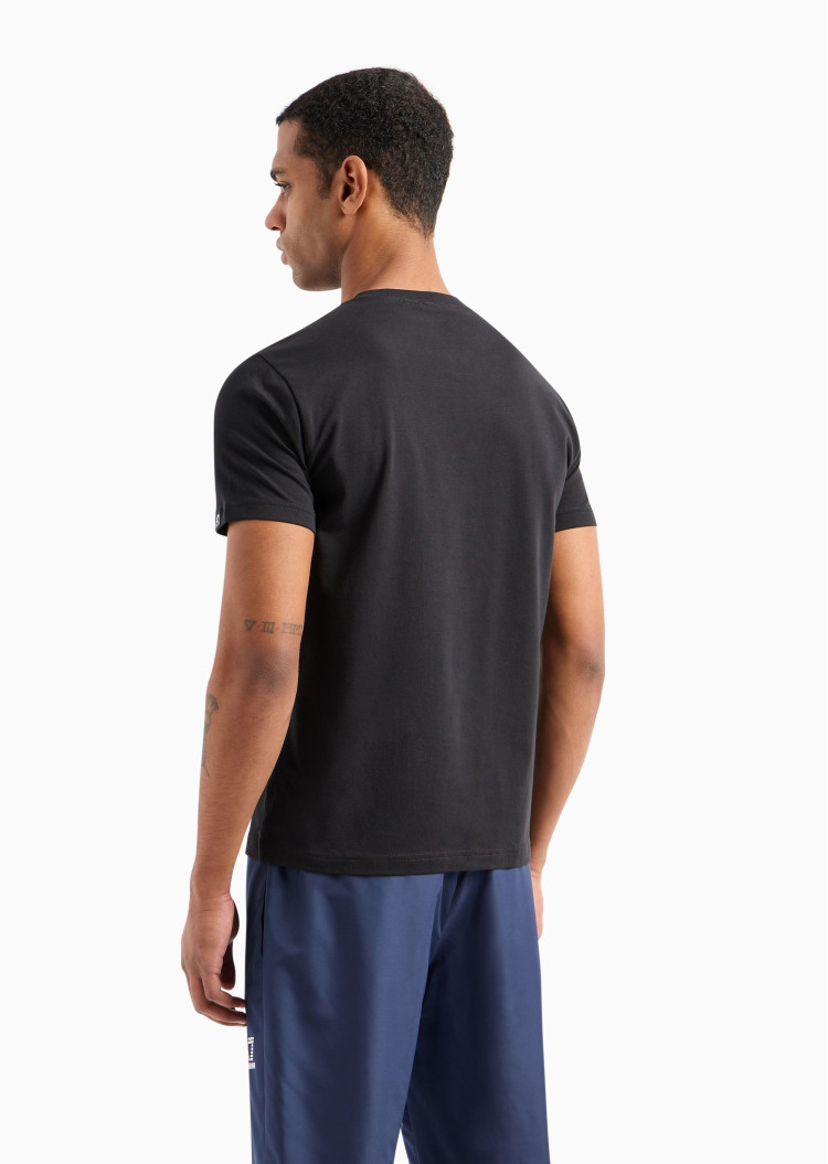 Футболка Slim fit для мужчин (475440), цвет Черный - №3