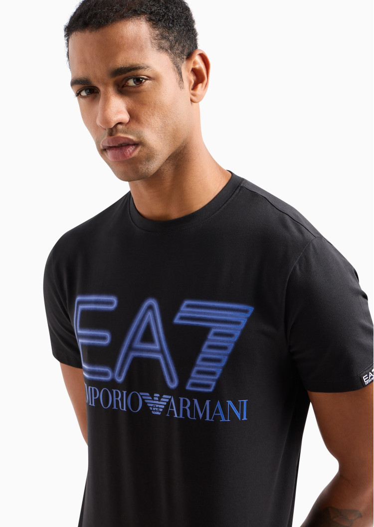 Футболка Slim fit для мужчин (475440), цвет Черный - №4