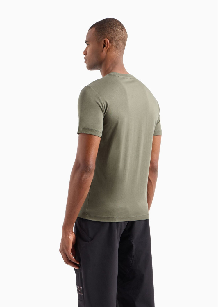 Футболка Slim Fit для мужчин (475448), цвет Оливковый - №3