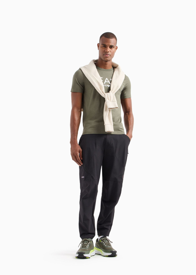 Футболка Slim Fit для мужчин (475448), цвет Оливковый - №5
