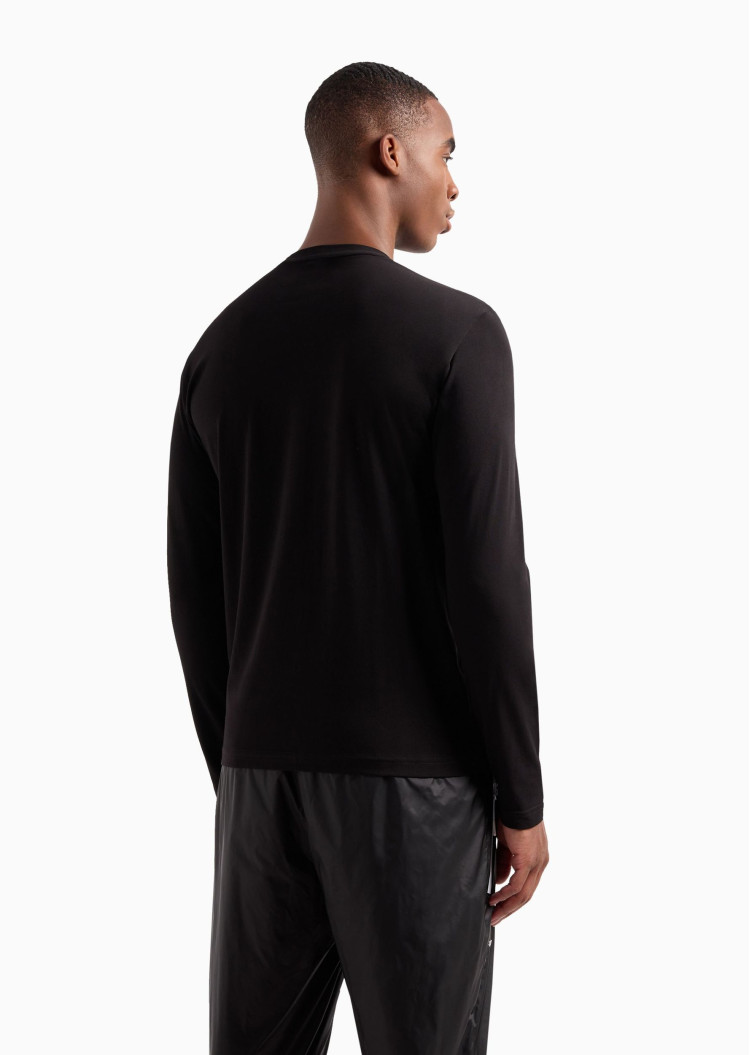 Футболка з довгим рукавом Slim Fit — фото 3