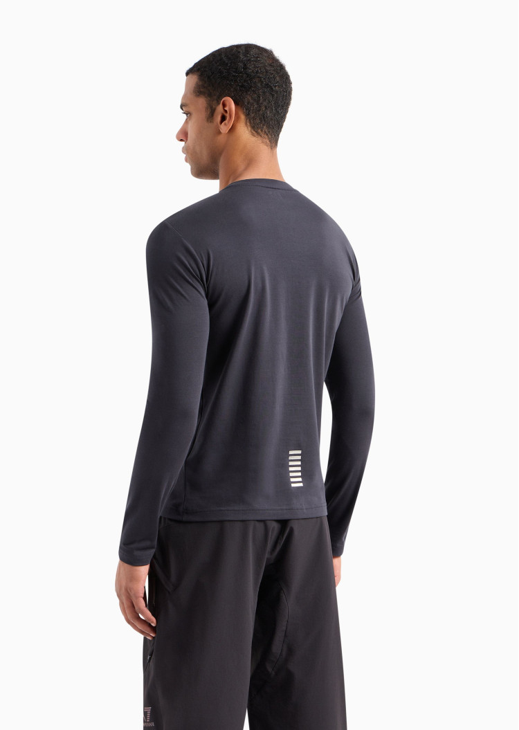 Футболка с длинным рукавом Regular fit для мужчин (475468), цвет Синий - №3