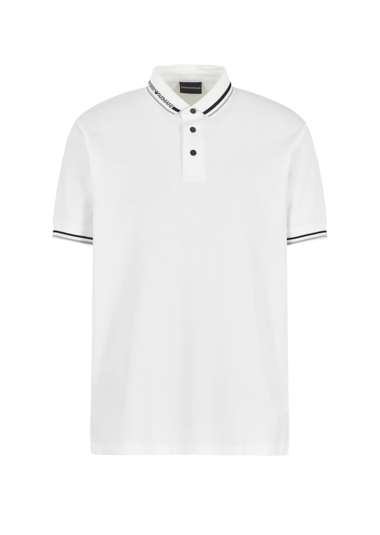 Поло Regular fit для чоловіків (475537), колір Білий - №1