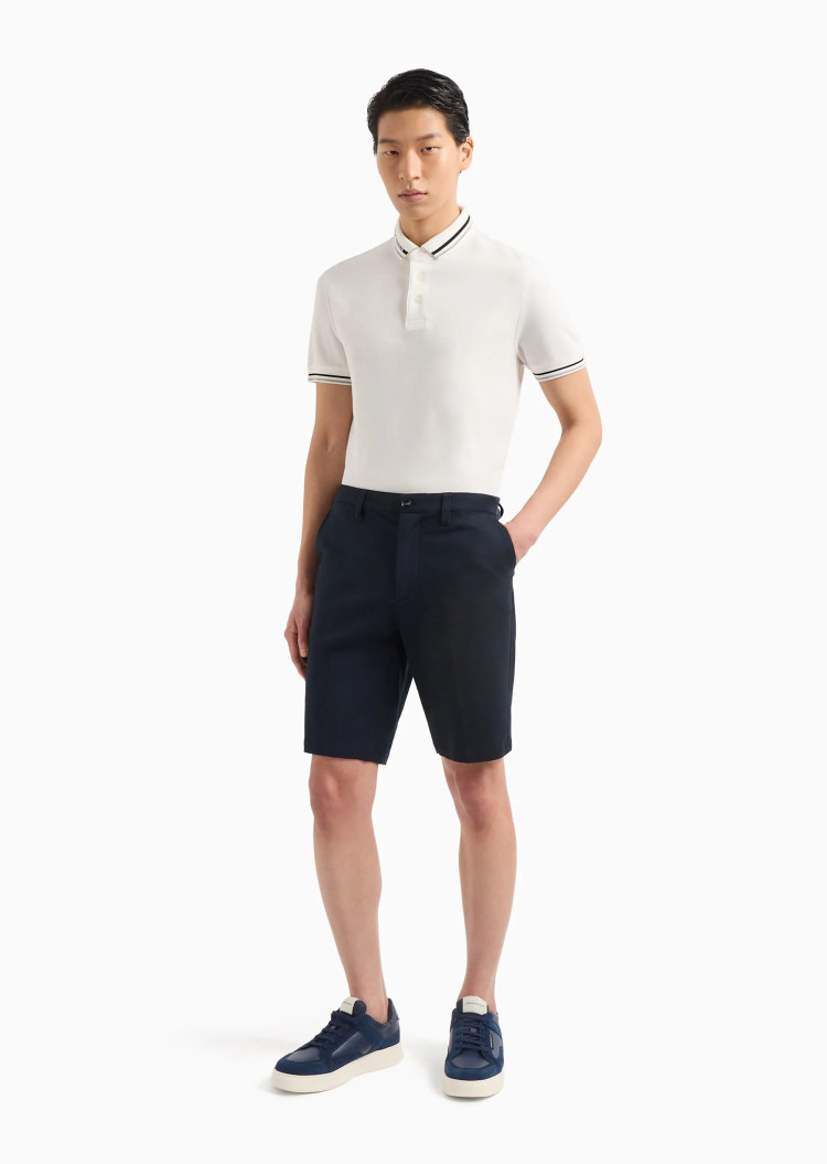 Шорти Slim fit Висока для чоловіків (475543), колір Синій - №2