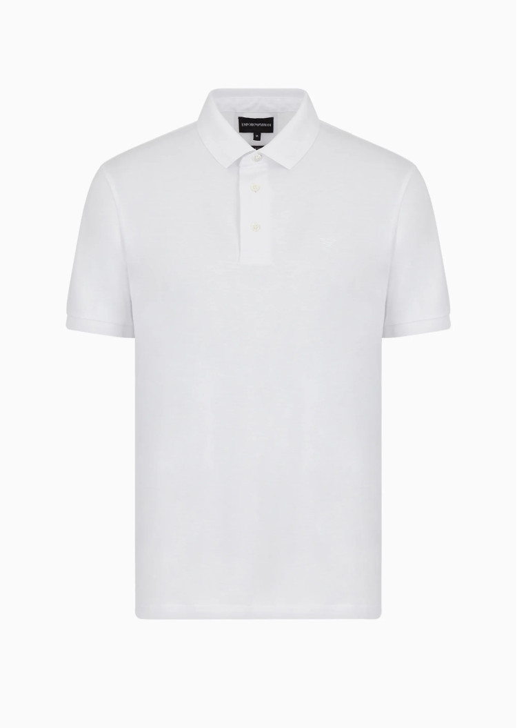 Поло Slim fit для мужчин (475545), цвет Белый - №1