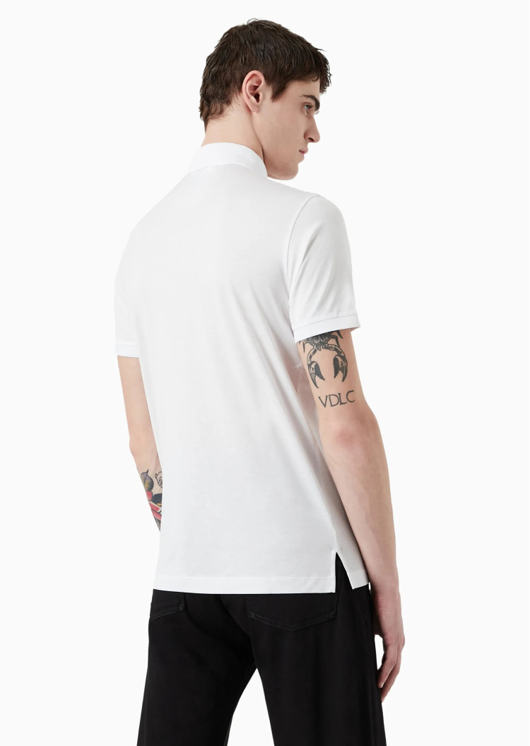 Поло Slim fit для мужчин (475545), цвет Белый - №3