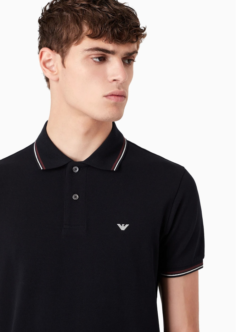 Поло Slim Fit для мужчин (475546), цвет Синий - №5