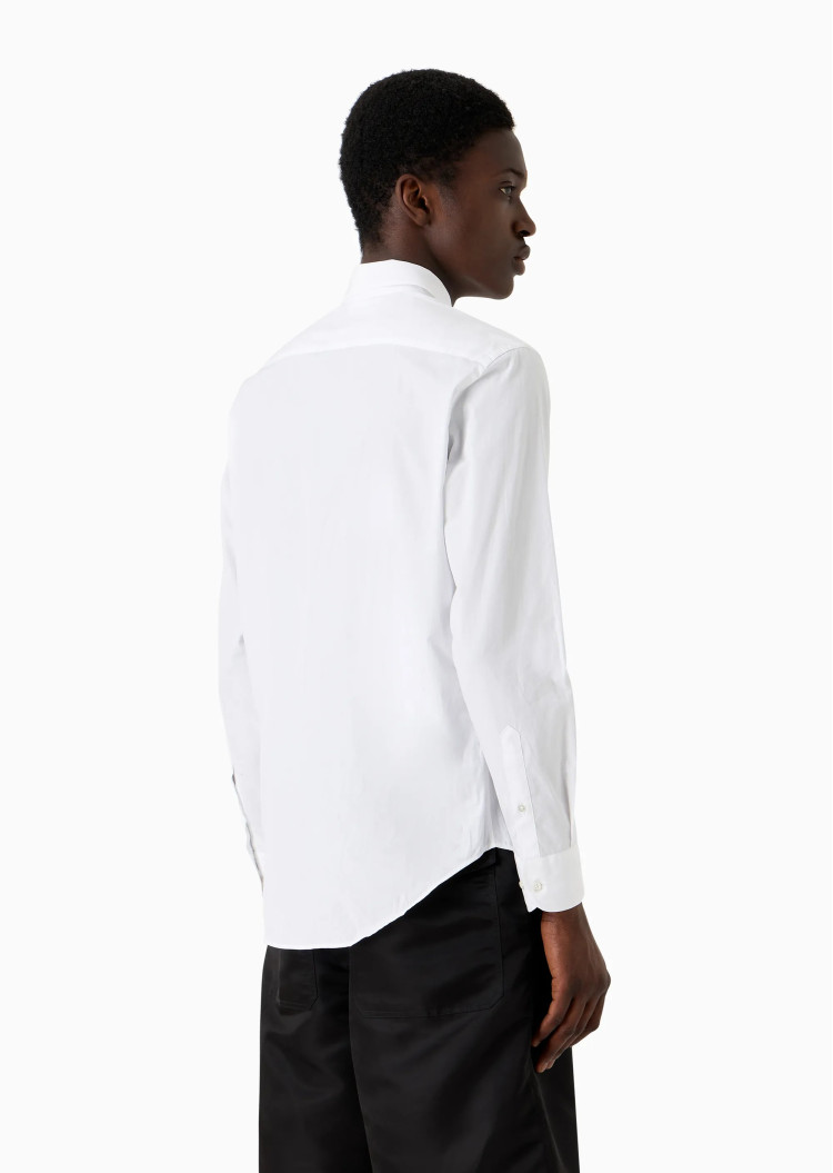 сорочка ділова Slim fit для чоловіків (475558), колір Білий - №3