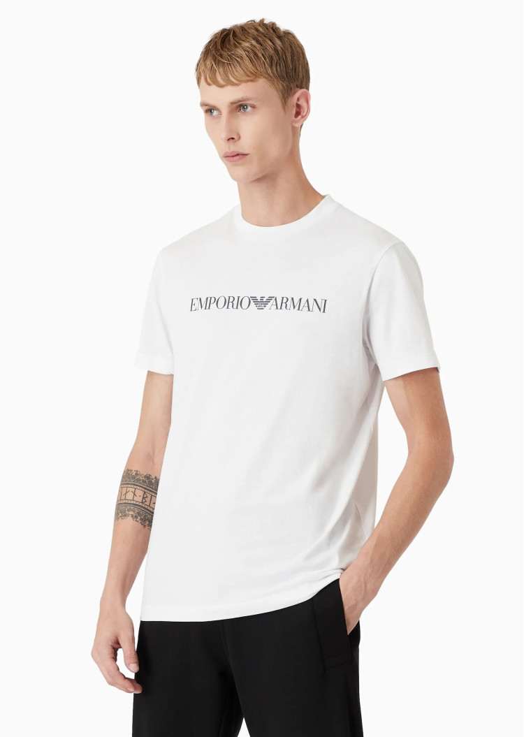 Футболка Slim Fit для чоловіків (475560), колір Білий - №2