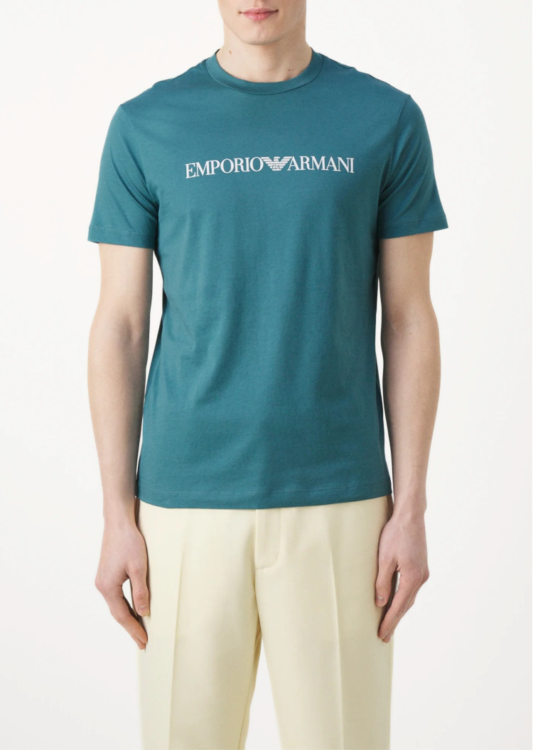 Футболка Slim Fit для мужчин (475575), цвет Зеленый - №2