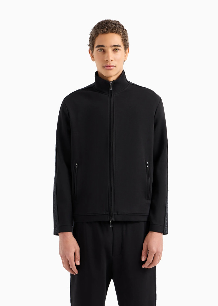 Спортивная кофта Regular fit для мужчин (475579), цвет Черный - №2