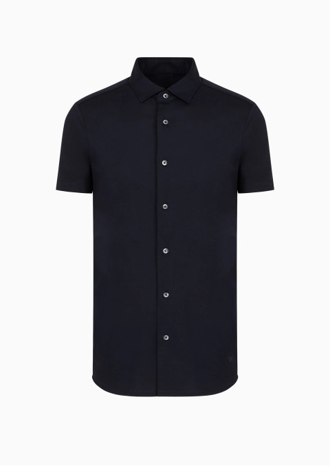 Сорочка повседневная с коротким рукавом Slim Fit