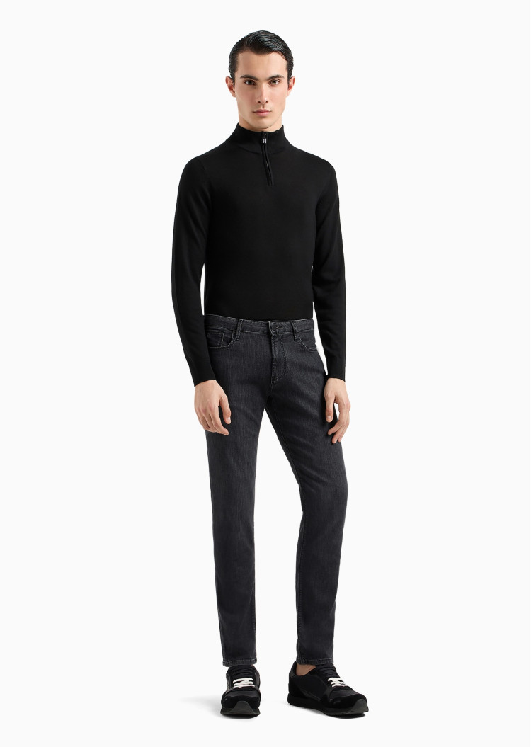 Джинсы Regular Slim Fit Низкая — фото 3