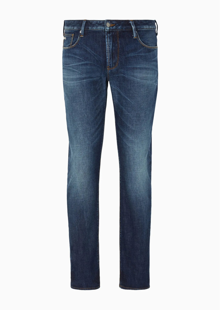 Джинси Slim Slim fit Середня для чоловіків (475621), колір Синій - №1