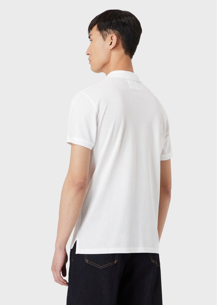 Поло Slim Fit для чоловіків (475630), колір Білий - №3