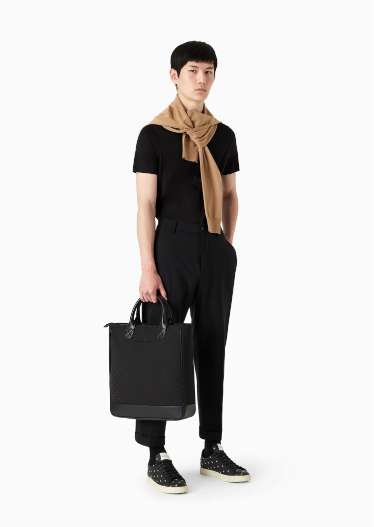 Сорочка повсякденна з коротким рукавом Slim fit для чоловіків (475634), колір Чорний - №6