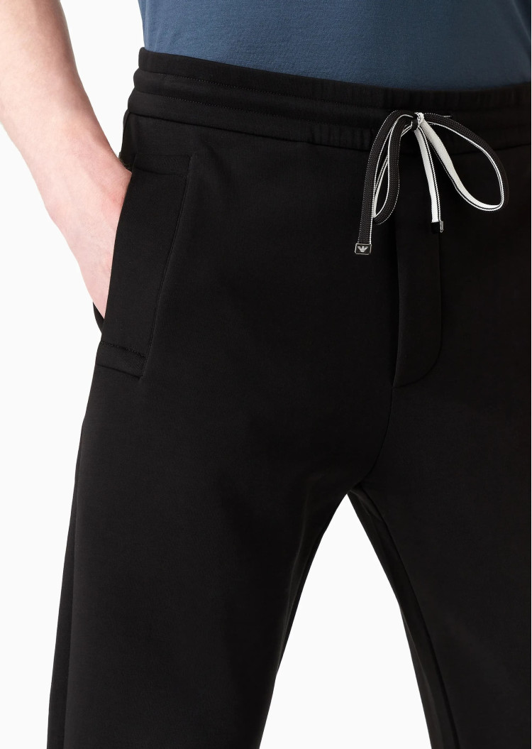 Брюки джерси Regular Fit Высокая для мужчин (475640), цвет Черный - №5