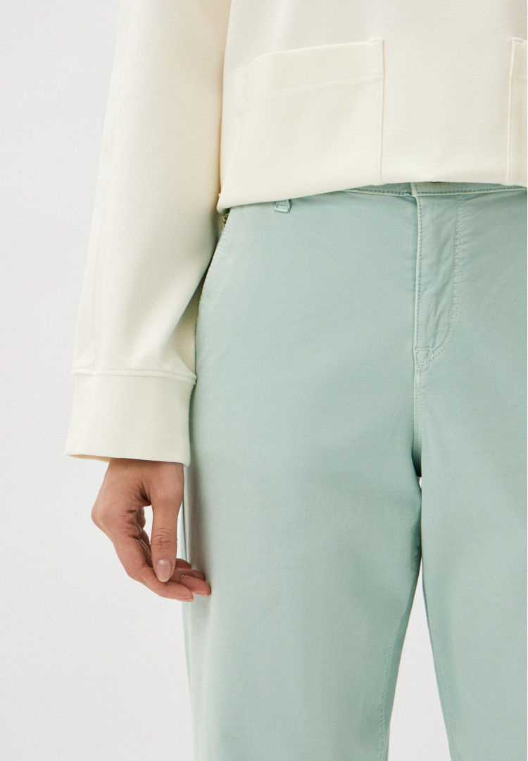 Брюки 5 карманів Relaxed Relaxed fit Середня для жінок (475679), колір Зелений - №4