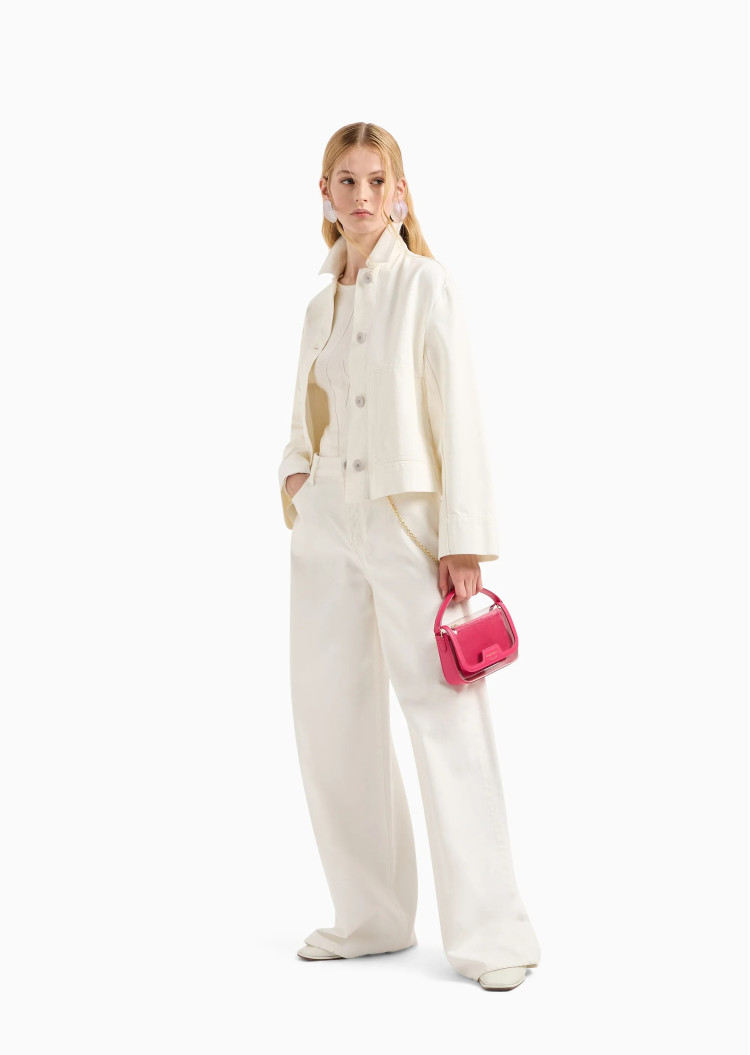 Джинсы Relaxed Relaxed fit Высокая для женщин (475686), цвет Белый - №2