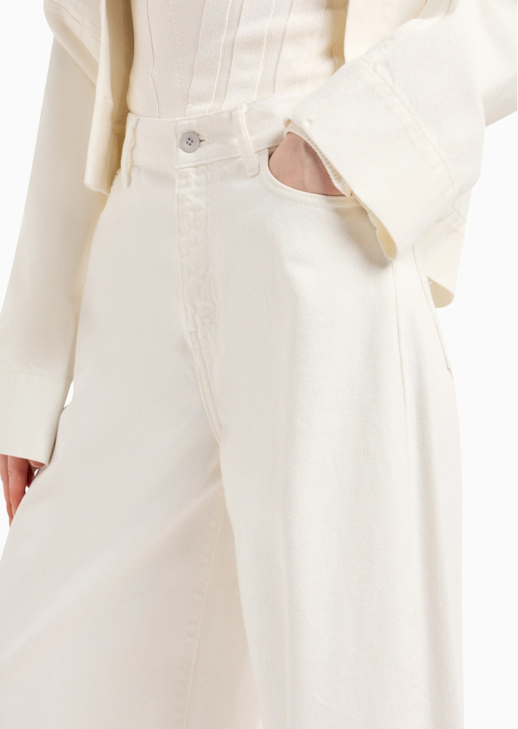 Джинси Relaxed Relaxed Fit Висока для жінок (475686), колір Білий - №6