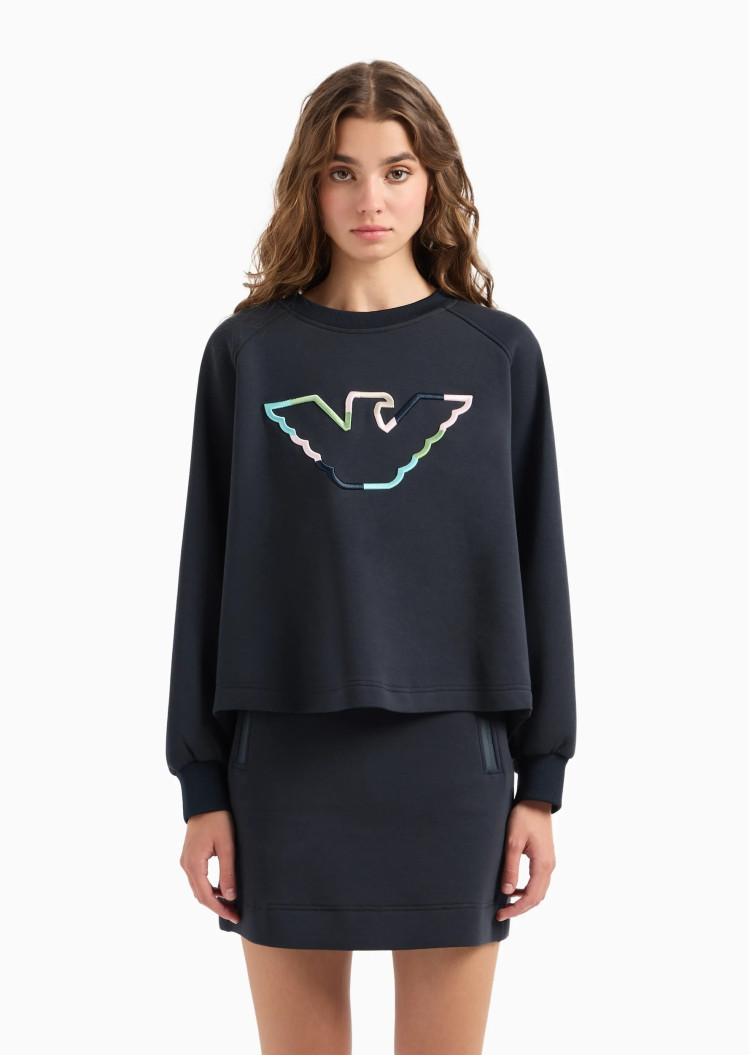 Толстовка Relaxed Fit для жінок (475689), колір Синій - №2